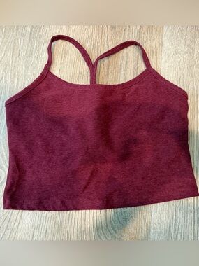 Beyond Yoga Wine Red Crop Tank